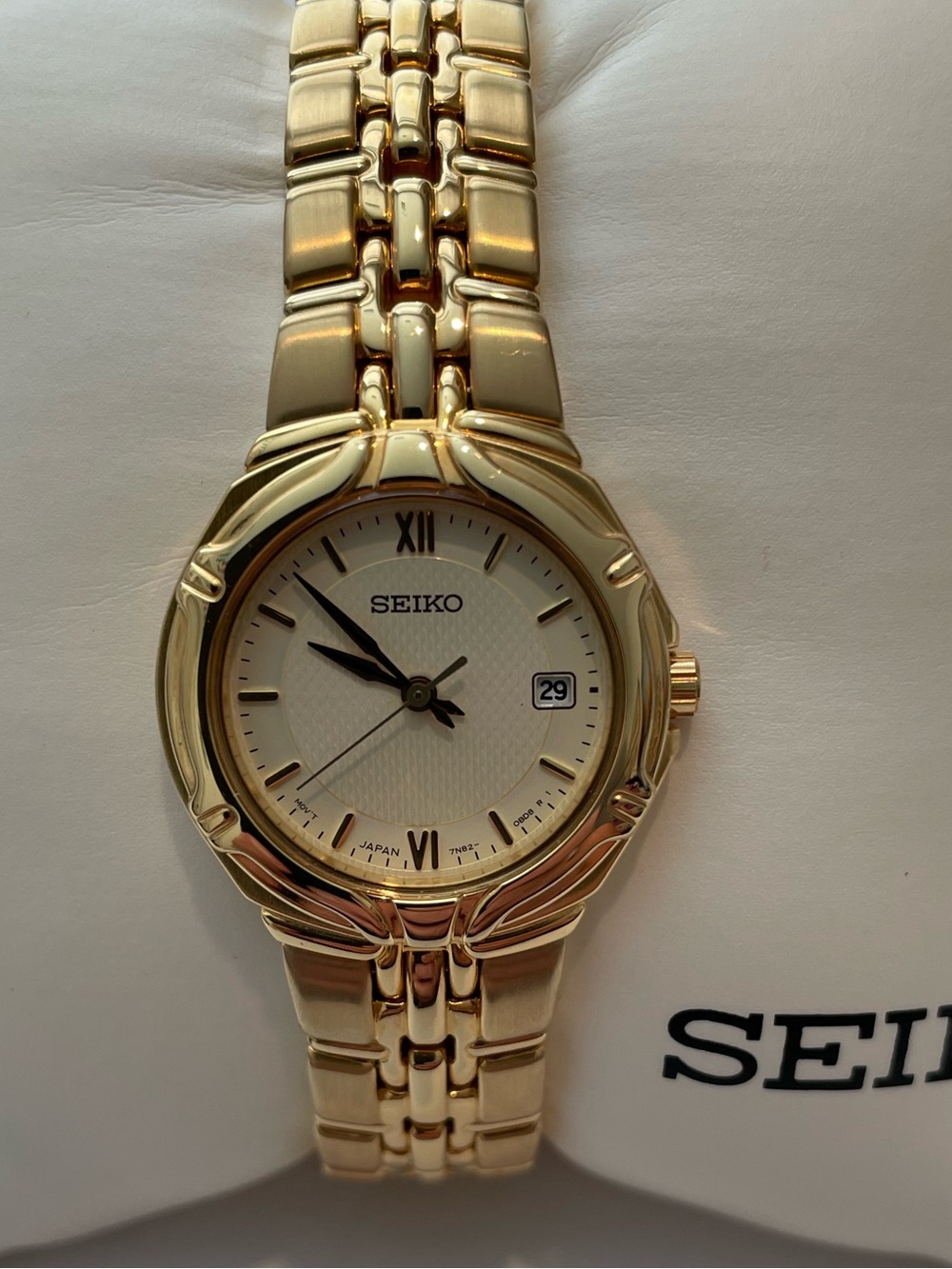 Seiko Gold Tone Women's-Size Quartz Watch